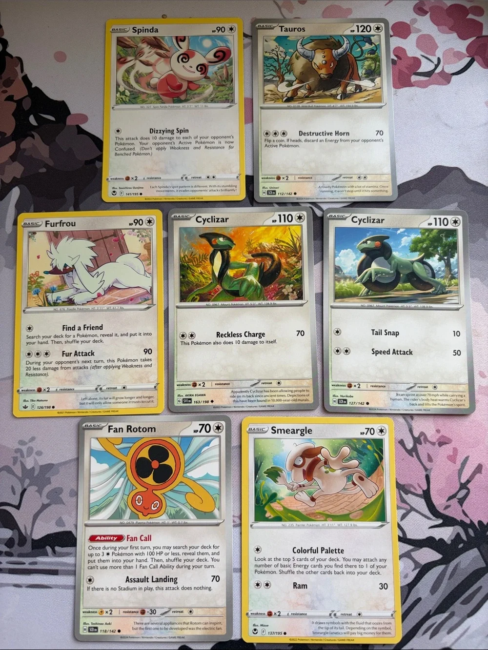 🎨 Quirky Pokémon Card Lot | Smeargle Spinda Furfrou Cyclizar ✨5/$25✨